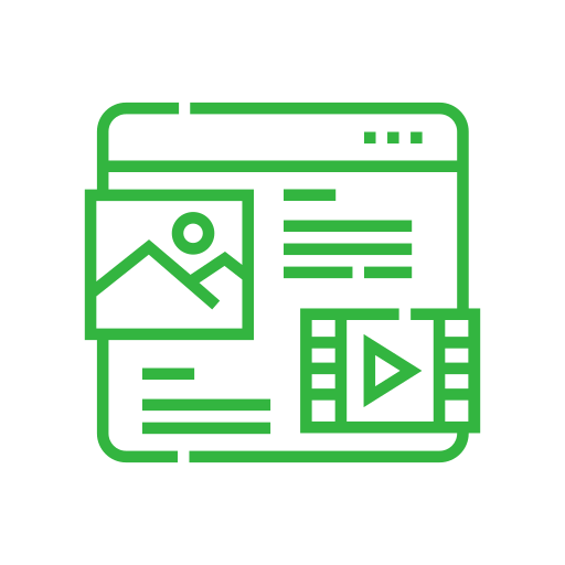 Páginas de conteúdos