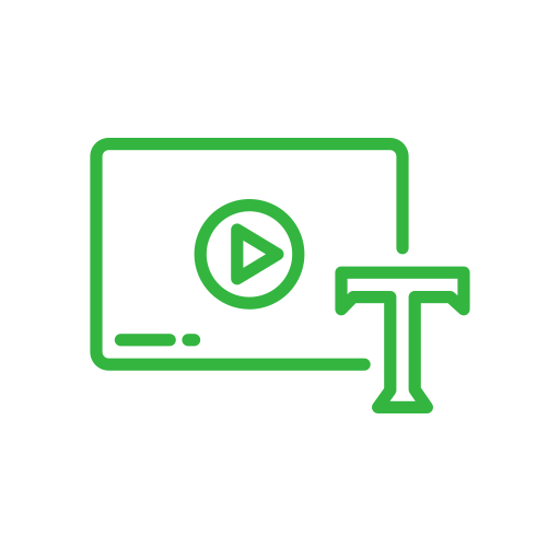 Vídeos com transcrição para cegos